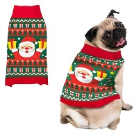 Kersttrui met Santa Ho ho ho voor hond