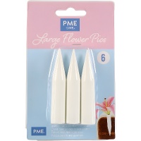 Grote bloemenprikkers - PME - 6 stuks