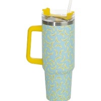 Thermosbeker van 1,2 L met bananenprint