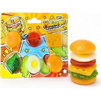 Gummy-hamburger om zelf te bouwen - 12 g