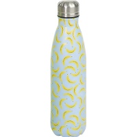 Isolatiefles 0,5 L met bananenprint