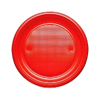 Plastic borden van 28 cm - 2 stuks