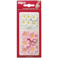 Suikerdecoraties van madeliefjes - Dekora - 14 stuks