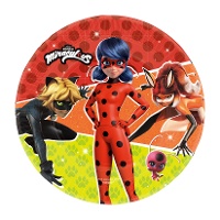 Ladybug-bordjes van 23 cm - 8 stuks