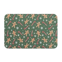 Placemat met peperkoekmannetje van 43 x 28 cm - 1 stuk