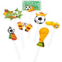 Voetbaltaarttopper - 7 stuks
