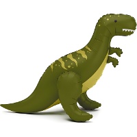 T-Rex-dinosaurusballon van 93 x 79 cm - PartyDeco