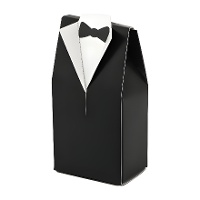 Doosje in de vorm van een herenpak 9,5 cm - 10 stuks