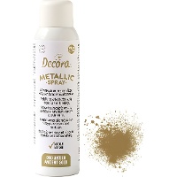 Eetbare kleurspray met metallic effect 150 ml - Decora