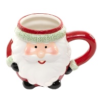 Kerstman mok 15,5 x 10,2 x 10,4 cm