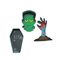 Halloween horror uitstekers - PME - 3 stuks