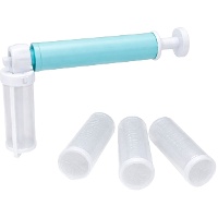 Handaerograaf met pompverstuiver en 4 reservoirs