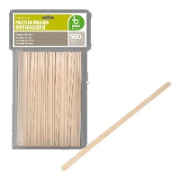 Houten roerstaafjes voor koffie van 19 cm - 500 stuks