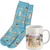 Cadeauset met mok en sokken - Driekoningen