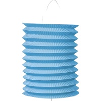 Kleurrijke 16 cm tubulaire papieren lantaarn - 1 stuk