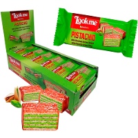 Pistache Look Me wafel van 38 gr - 24 stuks
