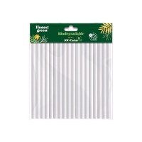 Biologisch afbreekbare papieren rietjes van 15 cm - Honest Green -100 stuks