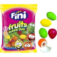 Kauwgom in de vorm van fruit - Fini Bubble gum fruits - 90 gr
