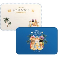 Placemat Driekoningen 43 x 28 cm, assorti - 1 stuk