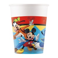 Papieren bekers Mickey Mouse 200 ml - 8 stuks
