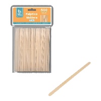 Houten koffieroerstaafjes 11 cm - 500 stuks