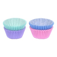 Cupcakevormpjes van 3,1 cm in vier kleuren - House of Marie - 100 stuks
