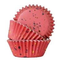 Cupcake vormpjes met gouden spetters - PME - 30 stuks