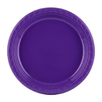 Kleurrijke plastic borden van 17 cm - 20 stuks