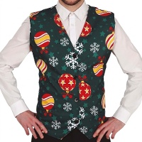 Kerstvest met ballen