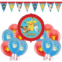 Pokemon feestdecoratiepakket - 22-delige set