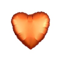 Satijnen hart ballon van 43 cm - Anagram - 1 stuk