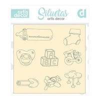 Chipboard voor baby's - Artis decor - 8 stuks