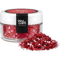Eetbare glittervlokken Azuglow, 3 g - Azucren
