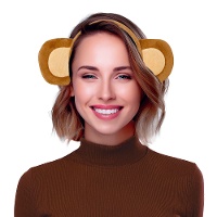 Haarband met apenoren