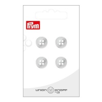 Grijze verloopknopen met 4 gaten van 1,2 cm - Prym - 4 stuks