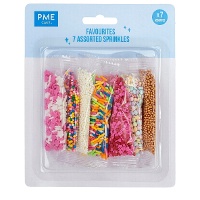 Set met 7 favoriete sprinkles - PME - 42 g