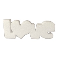 Kurkfiguur 'Love' van 37 x 14,5 cm