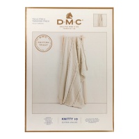 Patroon voor gebreide deken met vlechtwerk - DMC