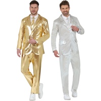 Heren disco-stijl kostuumpak - 1 eenheid