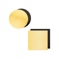 Basis voor gebakje van 10 x 10 x 0,3 cm - 10 stuks