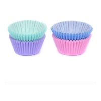 Cupcakevormpjes in vier kleuren - House of Marie - 100 stuks