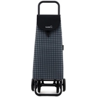 Boodschappenwagentje 55 L Vichy zwart - Garmol
