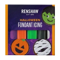 Halloween fondantset 5 kleuren - 500 g - FunCakes