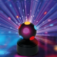 Discobal met LED van 9 x 9 x 12 cm