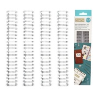 Zilveren Bindspiralen - We R Memory Keepers - 4 stuks