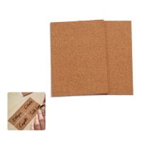 Kurken stickers van 21 x 15 x 2 cm - 2 bladen
