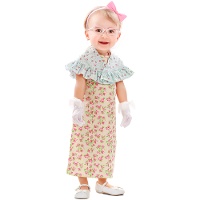 Oma-kostuum met bloemenjurk voor baby