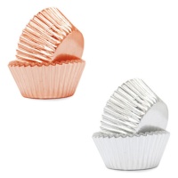 Metalen cupcake capsules - Scrapcooking - 48 stuks