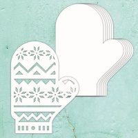 Album van handschoen voor Kerst 14 x 19 cm - Artis decor