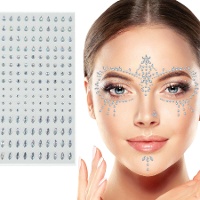 Zelfklevende gezichtssieraden met diverse glitters